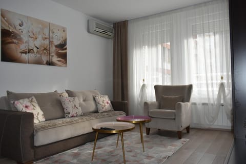 Living room, Seating area, air conditioner