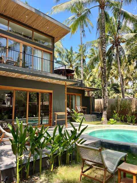 Patio, Garden, Garden view, Pool view, Swimming pool, sunbed