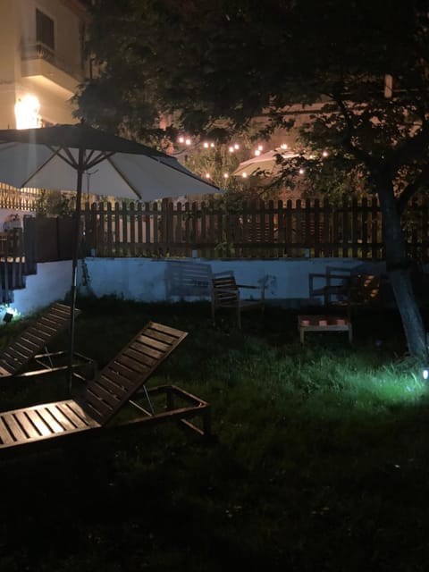 Night, Garden, Garden view