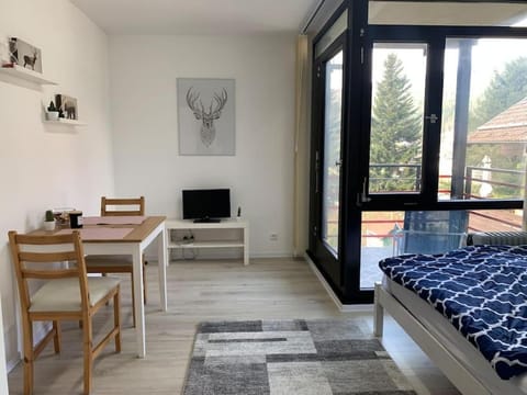 Bed, TV and multimedia, View (from property/room), Balcony/Terrace, Living room, Photo of the whole room, Seating area, Dining area, Bedroom