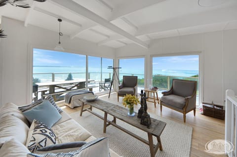 Living room, Seating area, Sea view