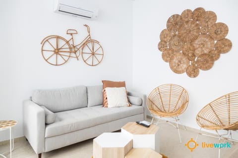 Living room, Seating area, heating, air conditioner