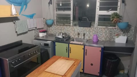 Communal kitchen, oven, stove