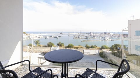 Nearby landmark, Day, Natural landscape, Summer, View (from property/room), Balcony/Terrace, Balcony/Terrace, Seating area, Dining area, Sea view