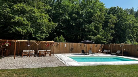 Natural landscape, Garden view, sunbed