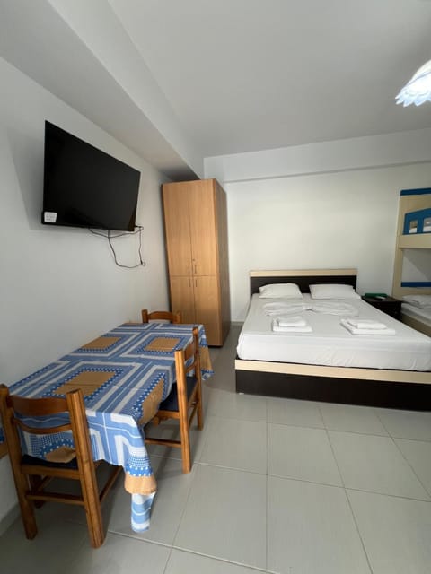 Bed, Bedroom, towels, wardrobe