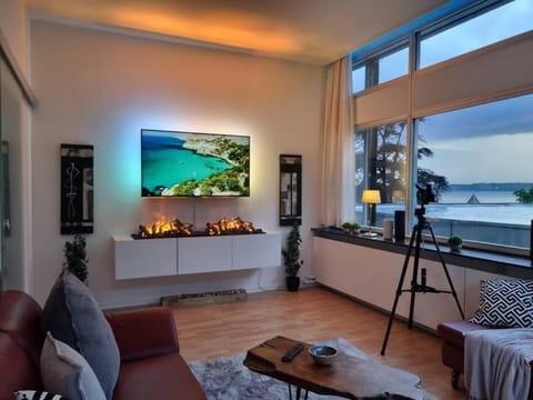 Meerblick-am Strand, im Kurpark! Apartment in Glücksburg