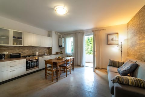 Living room, kitchen