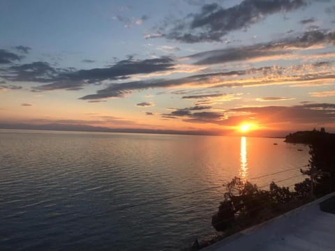Beach, Beach, Sea view, Sunset