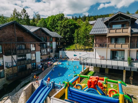 Day, Children play ground, Aqua park, Pool view, Swimming pool, Swimming pool