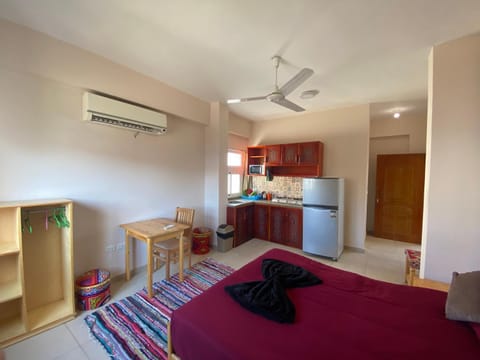 Bed, Photo of the whole room, Bedroom, wardrobe, air conditioner