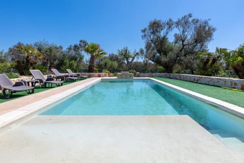 Property building, Living room, Swimming pool