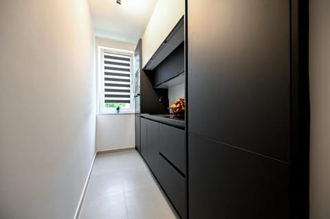 Kitchen or kitchenette, minibar
