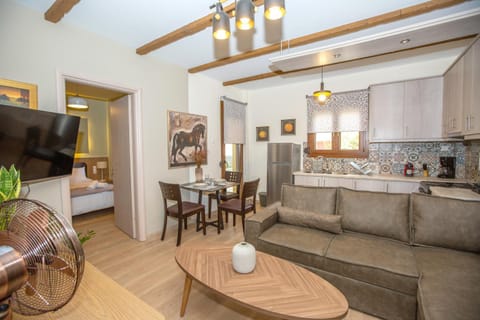 TV and multimedia, Kitchen or kitchenette, Living room, Seating area, Dining area