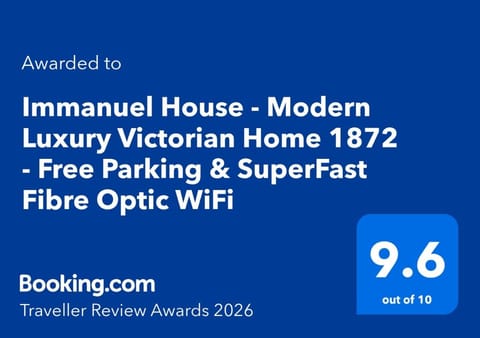 Immanuel House - Modern Luxury Victorian Home 1872 - Free Parking & SuperFast Fibre Optic WiFi Apartment in Edinburgh