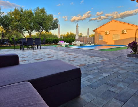 Patio, Day, Pool view, Swimming pool