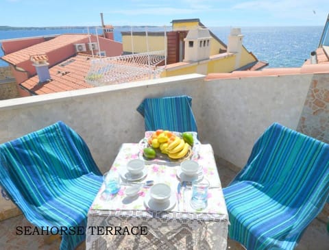 Patio, Day, Balcony/Terrace, Balcony/Terrace, Sea view