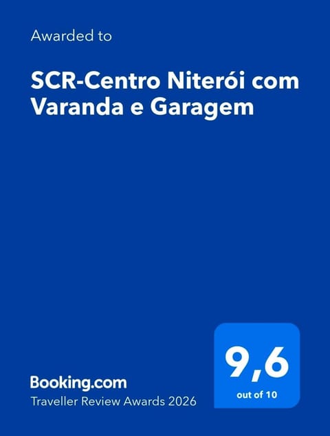 SCR-Centro Niterói com Varanda e Garagem Apartment in Niterói