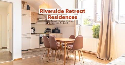 Kitchen or kitchenette, Dining area, Text overlay, minibar, pet friendly