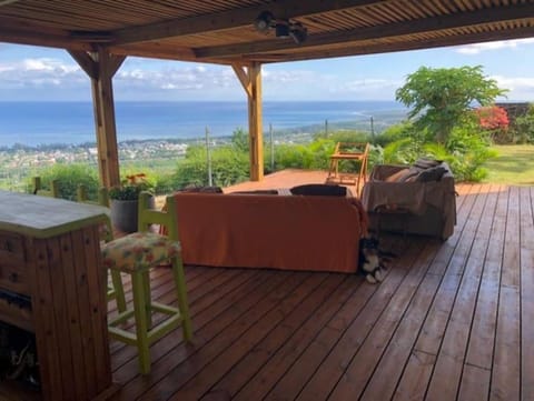 Patio, View (from property/room), Garden view, Sea view