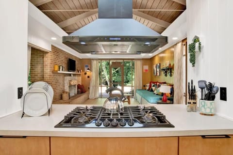 Midcentury Modern - Pool & Hot tub - Retro Retreat House in Mobile