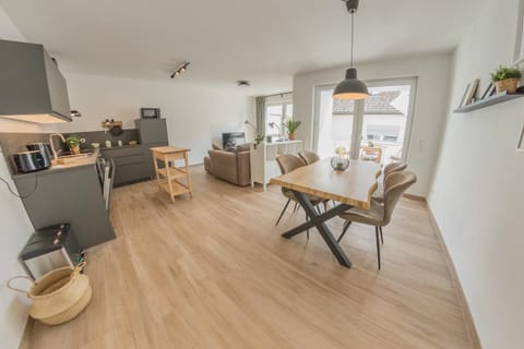 Living room, kitchen