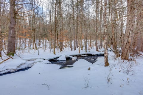 A-Frame Log Home with Game Room Near Lake George! House in Bolton