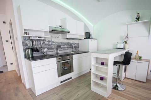 Kitchen or kitchenette, minibar, pet friendly, stove, toaster