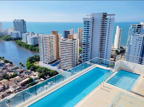 Beach, City view, Pool view, Sea view, Swimming pool