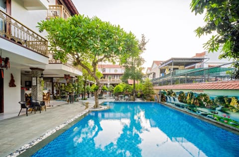 Property building, Patio, Day, Pool view, Swimming pool