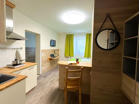 Kitchen or kitchenette, kitchen