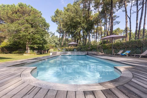 Property building, Living room, Swimming pool