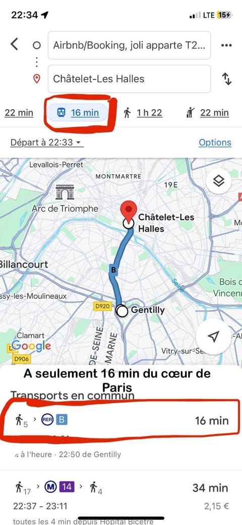 Paris Sud-porte de Gentilly mignon T2 250 m de Paris Apartment in Île-de-France