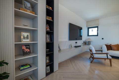 Library, TV and multimedia, Living room, Seating area