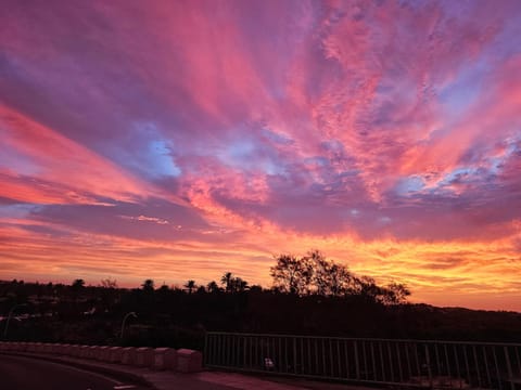 Property building, Sunset
