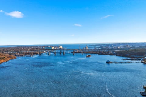 Nearby landmark, Natural landscape, City view, River view