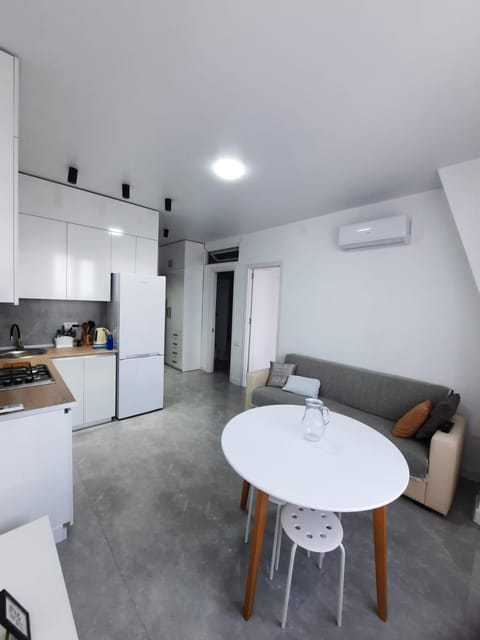 Kitchen or kitchenette, Seating area, air conditioner