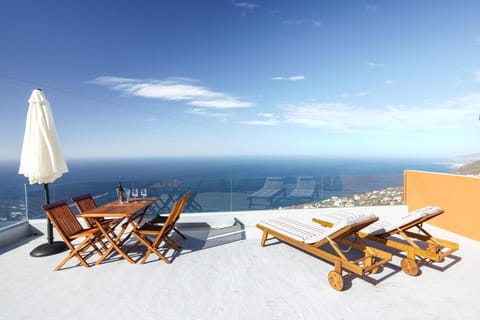 Natural landscape, View (from property/room), Balcony/Terrace, Sea view, sunbed