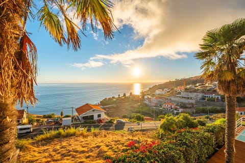 Natural landscape, Sea view, Sunset