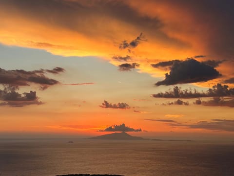 Natural landscape, Sea view, Sunset