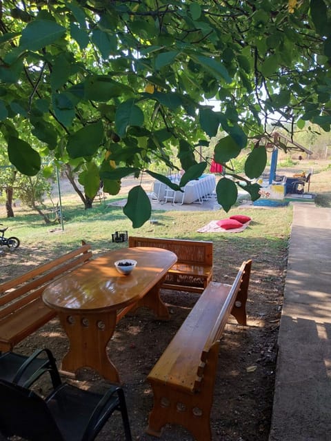 Natural landscape, Garden, Seating area, Dining area, Garden view