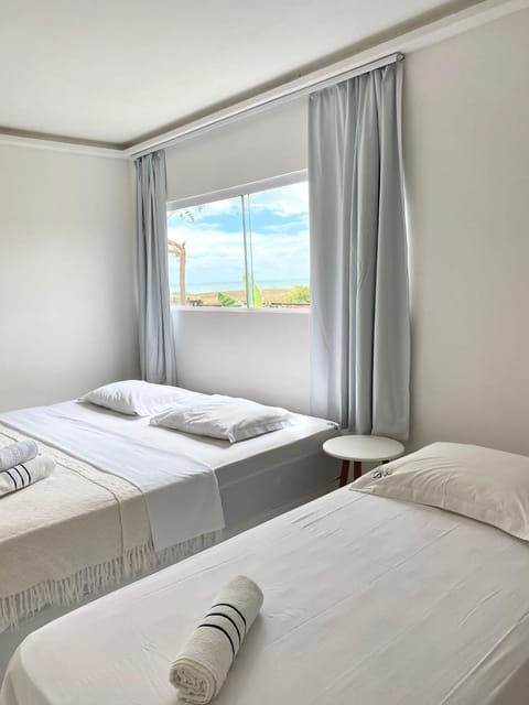 Bed, Bedroom, Sea view