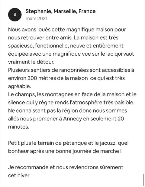 Villa Bamboo Villa in Doussard