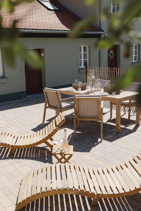 Property building, Patio