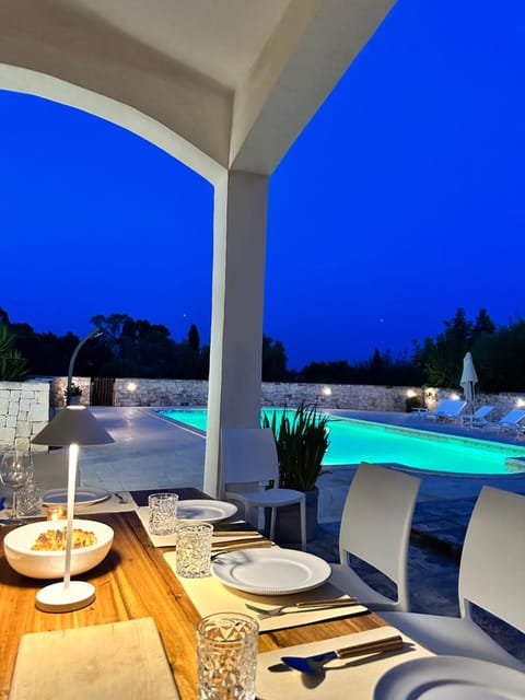 Balcony/Terrace, Food and drinks, Dining area, Food, Pool view, Swimming pool