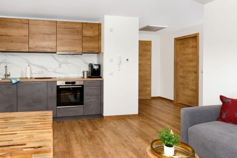 Kitchen or kitchenette, Living room, dishwasher, pet friendly, stove