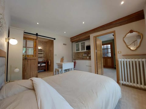 Bed, Kitchen or kitchenette, Photo of the whole room, Bedroom, internet