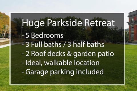 Huge Parkside Retreat - Private Roof Decks House in Over The Rhine