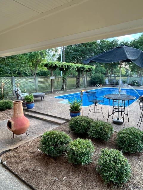 Patio, Spring, Day, Pool view, Swimming pool