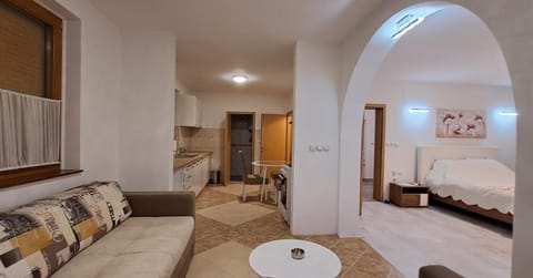 Kitchen or kitchenette, Photo of the whole room, Seating area, Bedroom